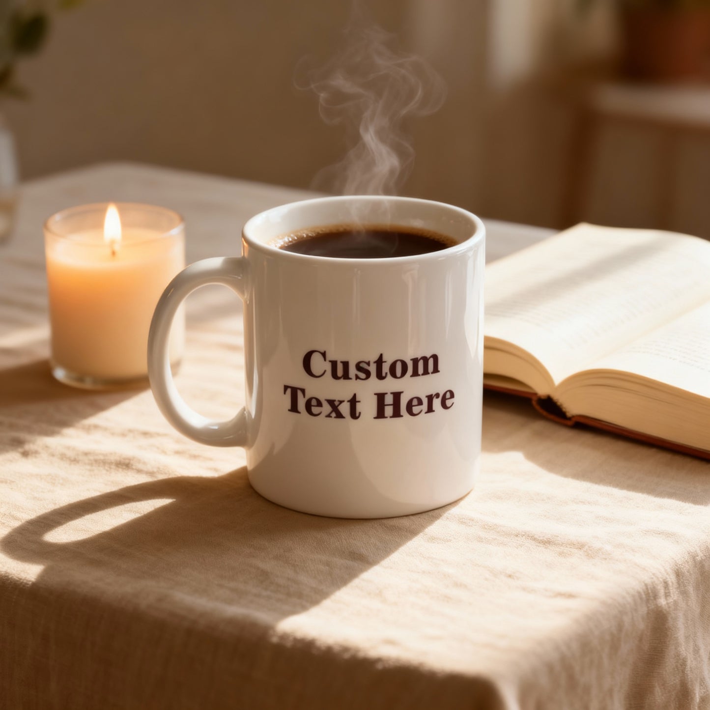 Custom Photo & Text Mug | Your Mug, Your Words