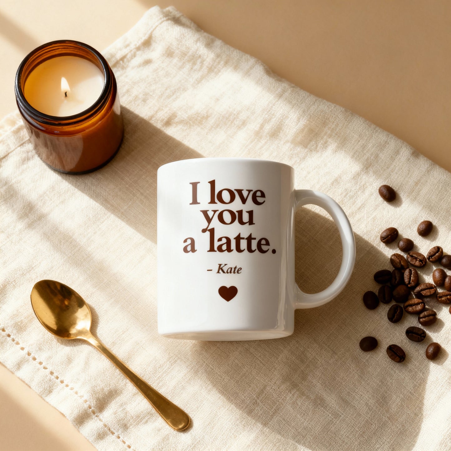 I Love You a Latte – Custom Gifting Mug