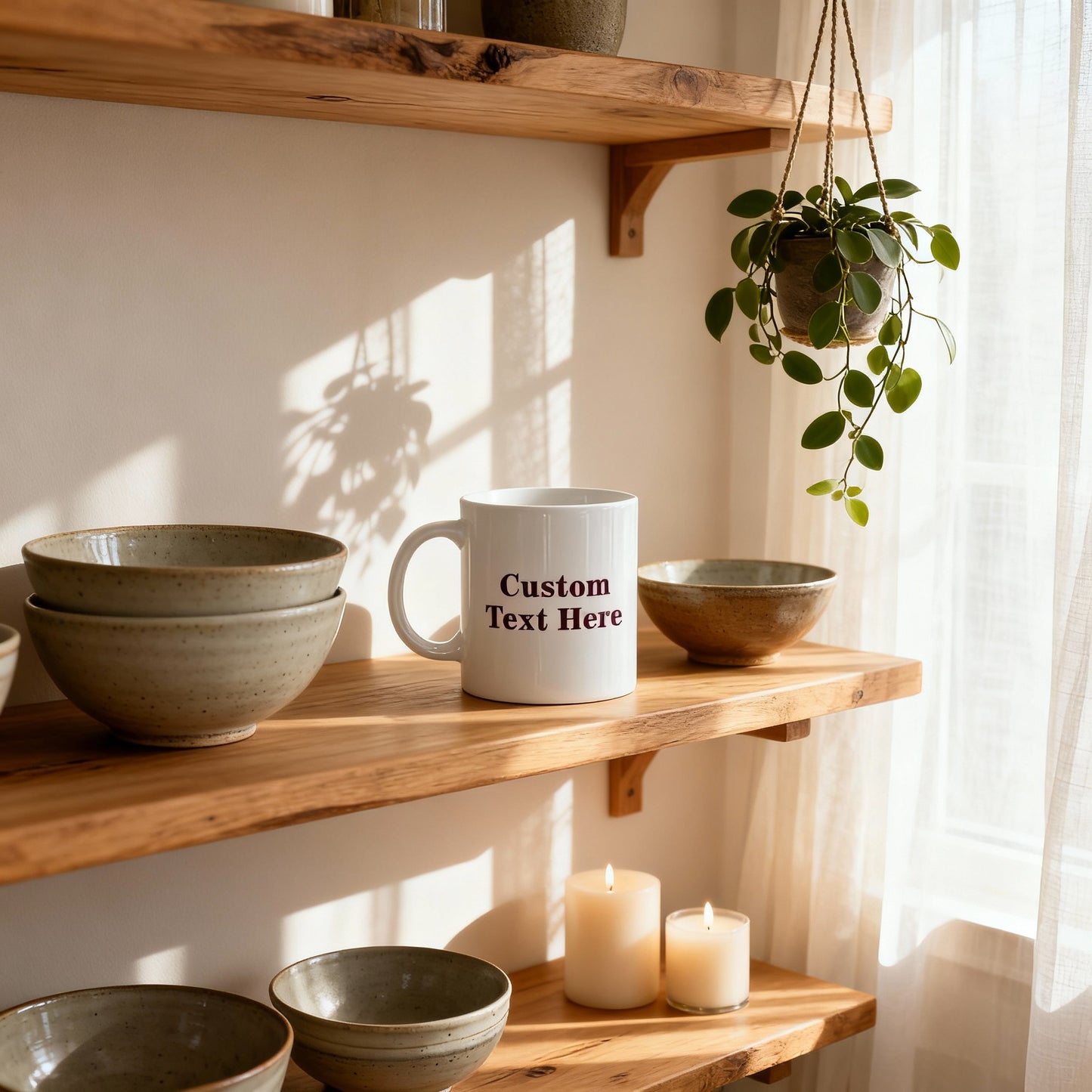 Custom Photo & Text Mug | Your Mug, Your Words