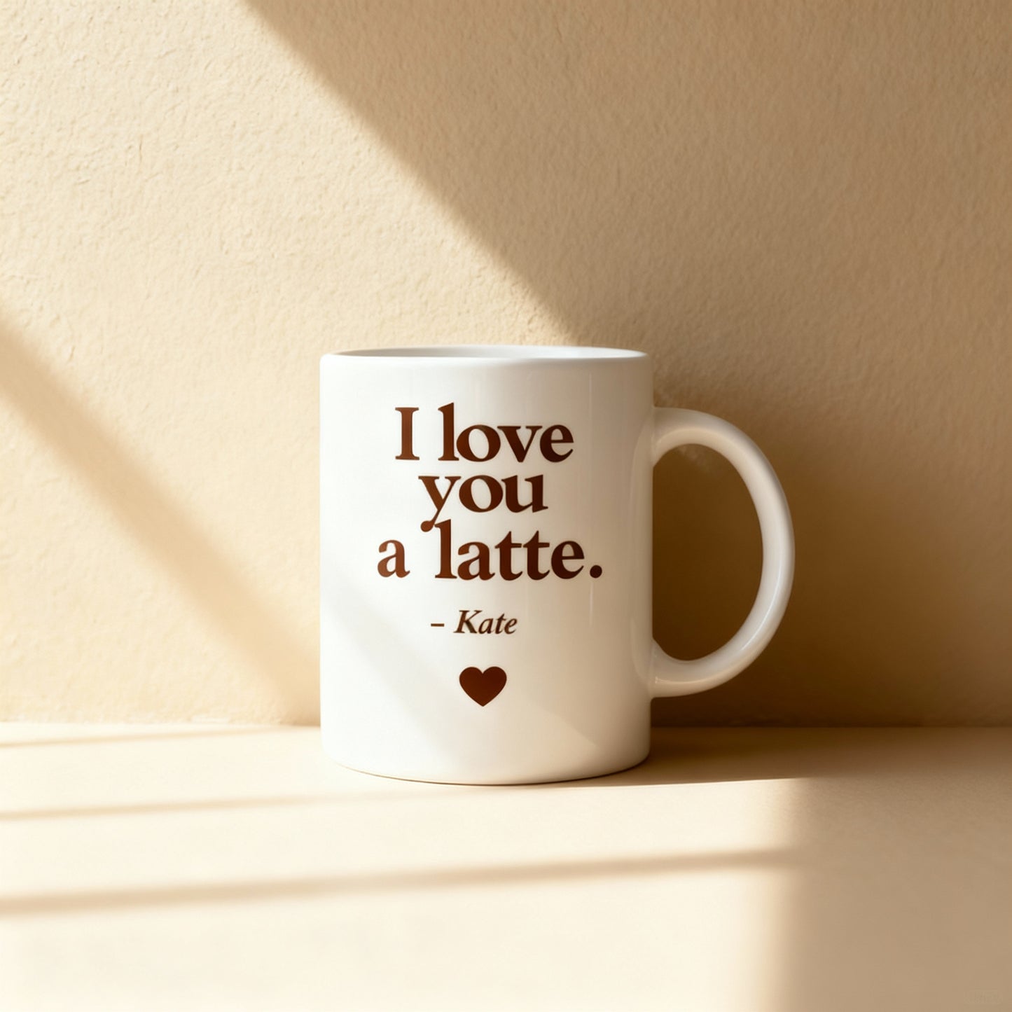 I Love You a Latte – Custom Gifting Mug