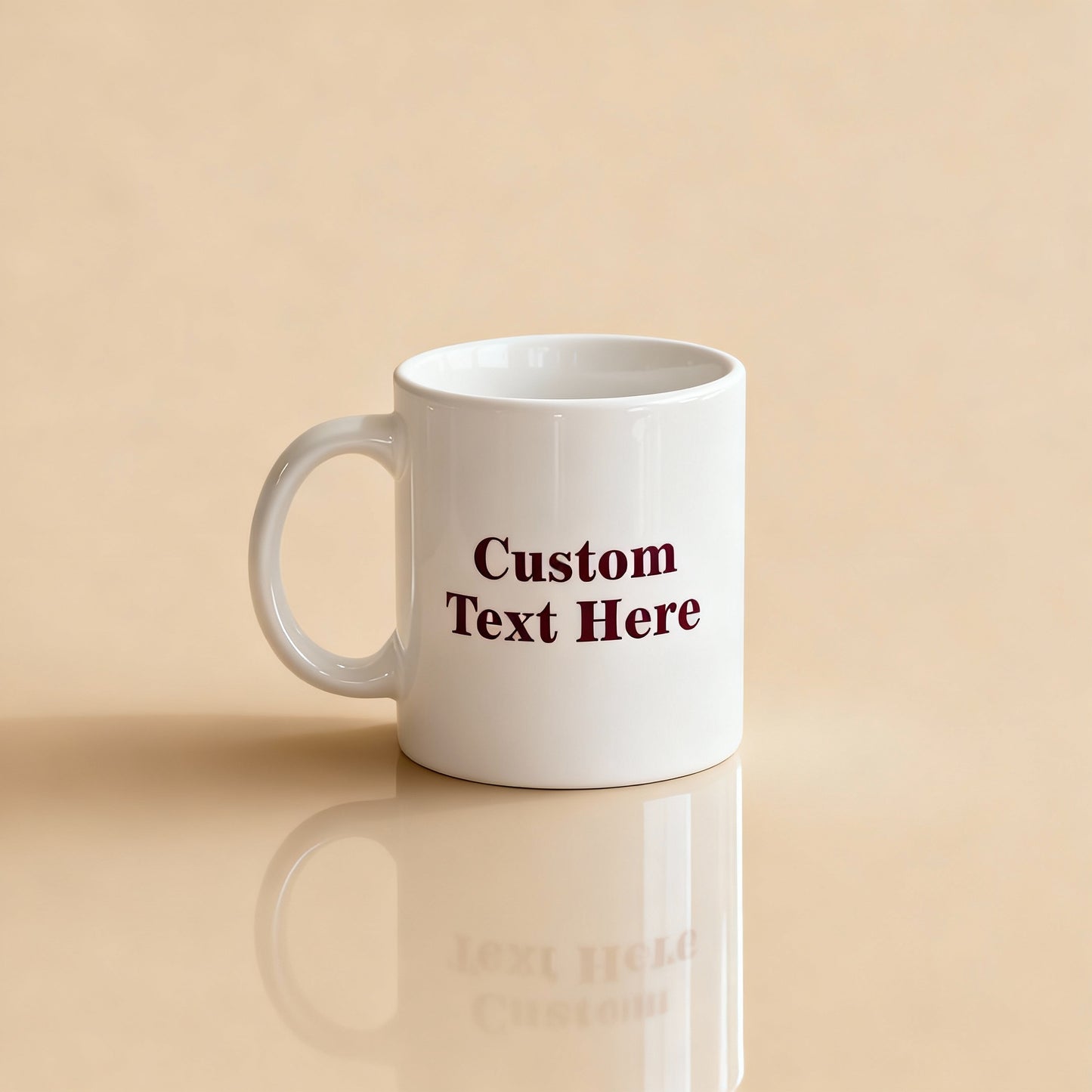 Custom Photo & Text Mug | Your Mug, Your Words