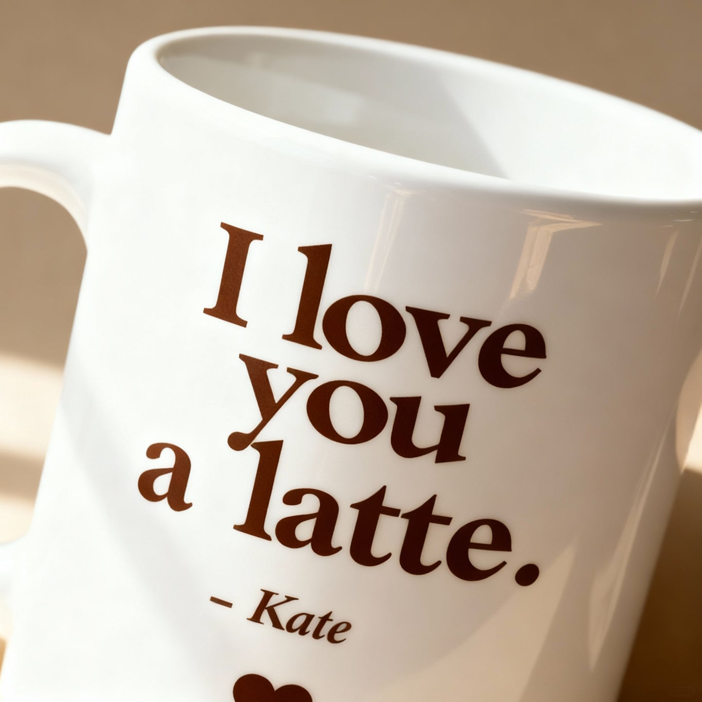 I Love You a Latte – Custom Gifting Mug