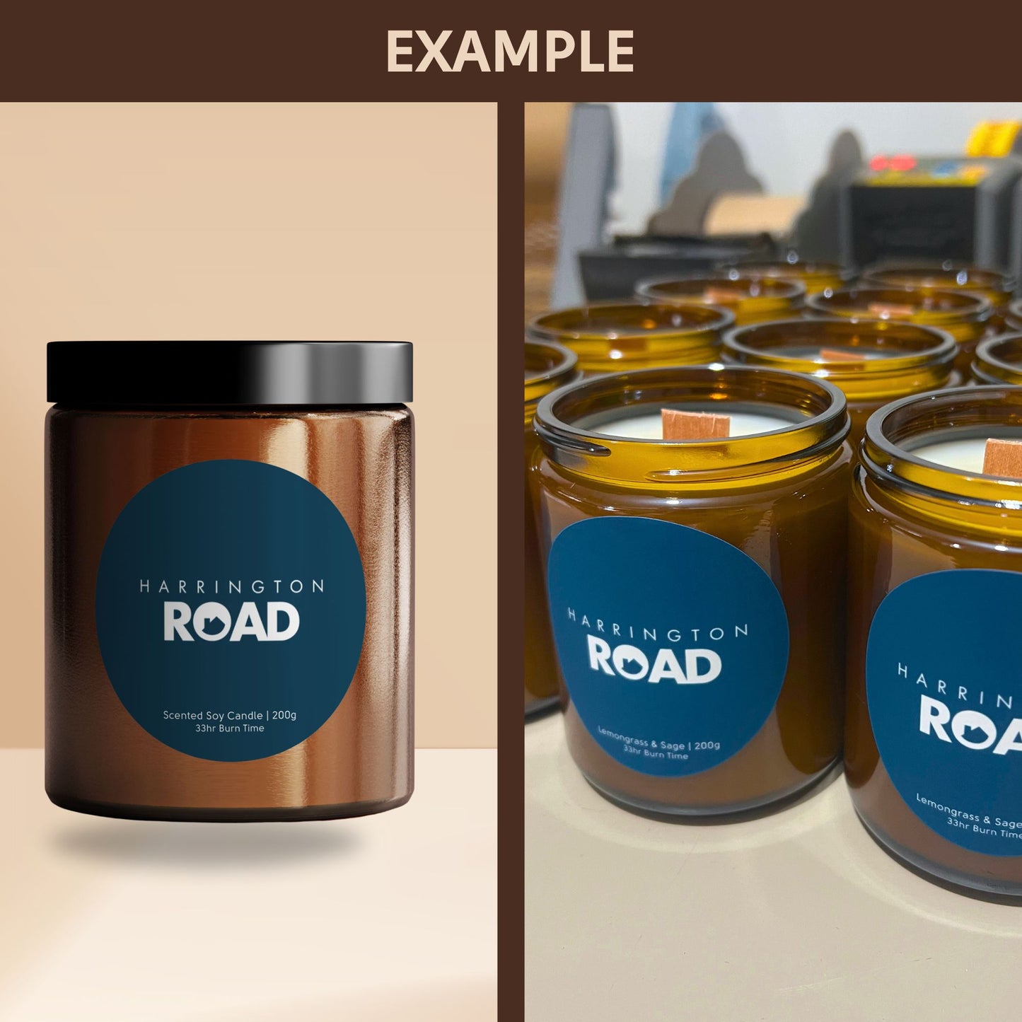 Wholesale Custom Amber Candles | Event, Corporate, Wedding & More.