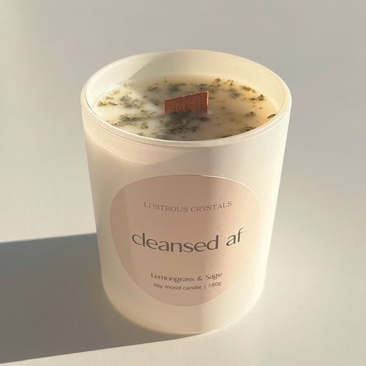 'Cleansed af' | Sage Candle
