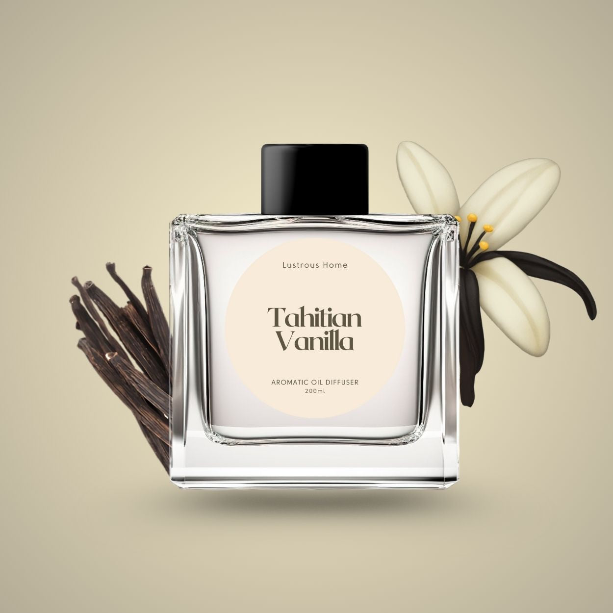Tahitian Vanilla Aromatic Reed Diffuser (200ml)