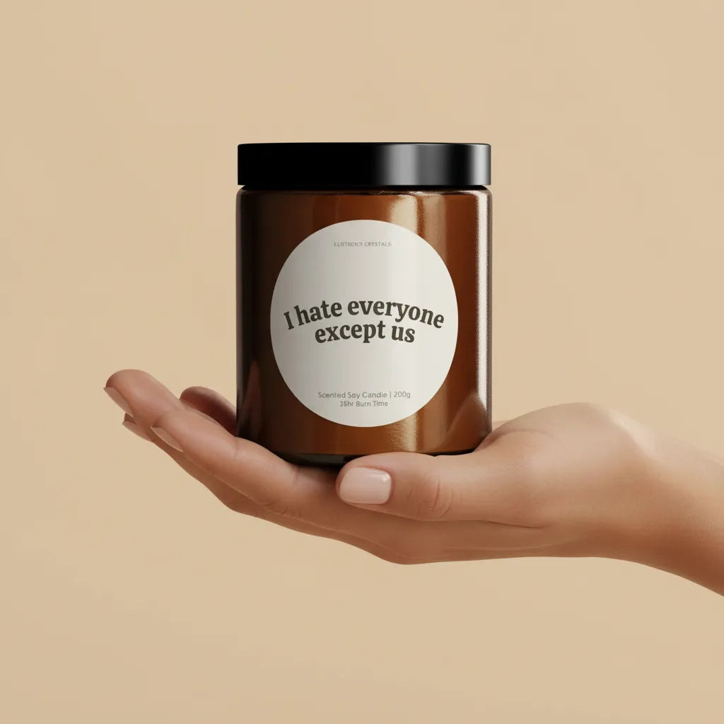 I hate everyone except us | Gifting Candle