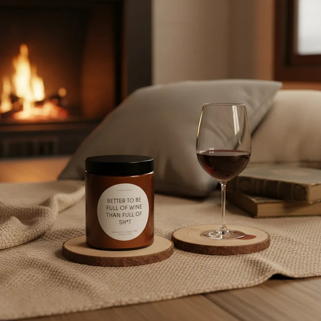 Better to be full of wine then full of shit | Gifting Candle