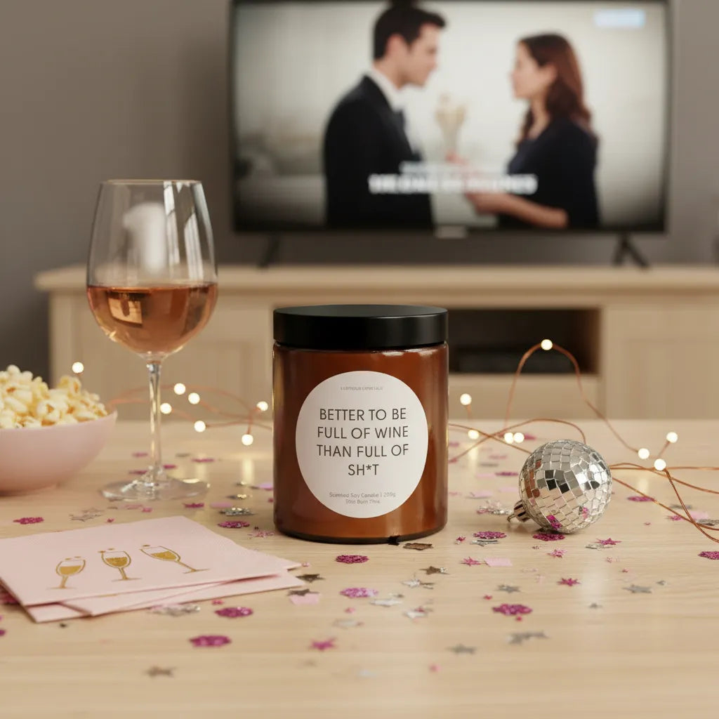 Better to be full of wine then full of shit | Gifting Candle