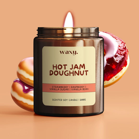 Hot Jam Doughnut | 200g Candle