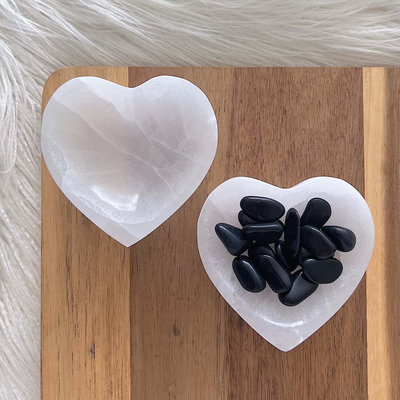 Selenite Heart Charging Bowl