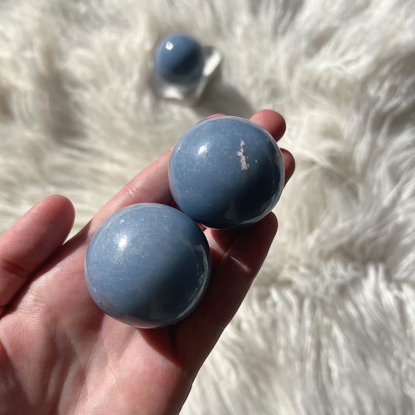 Angelite Sphere
