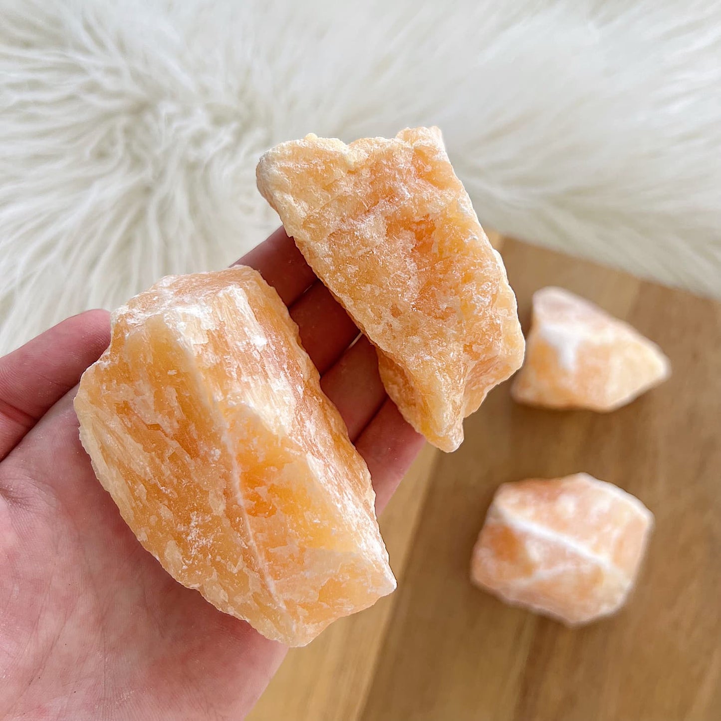 Raw Orange Calcite