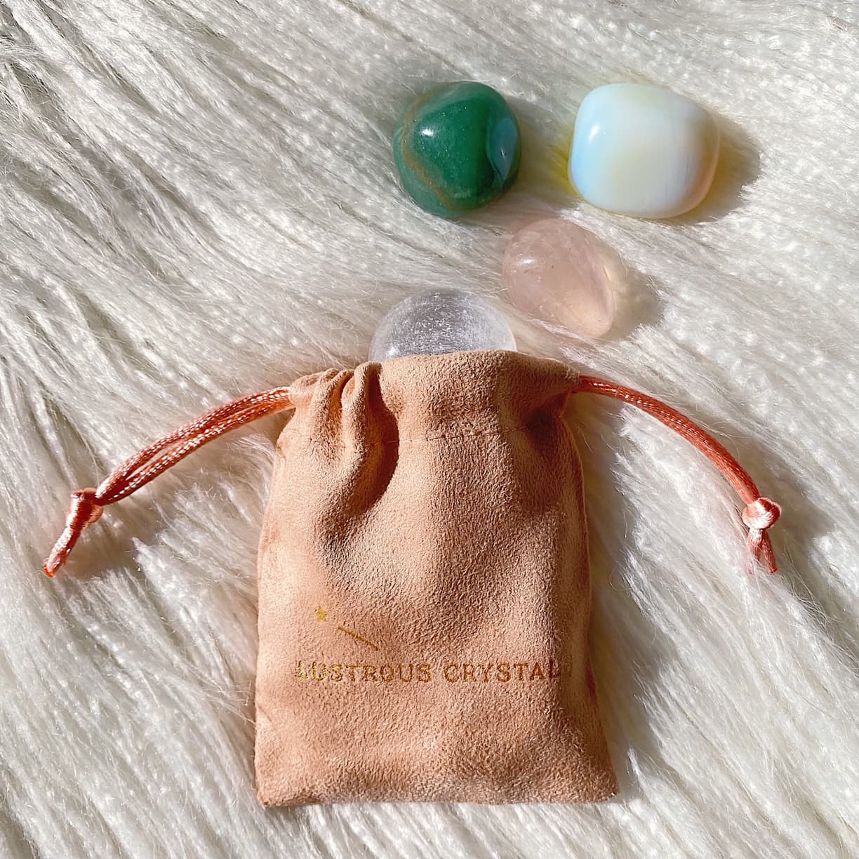 Velvet Crystal Pouch