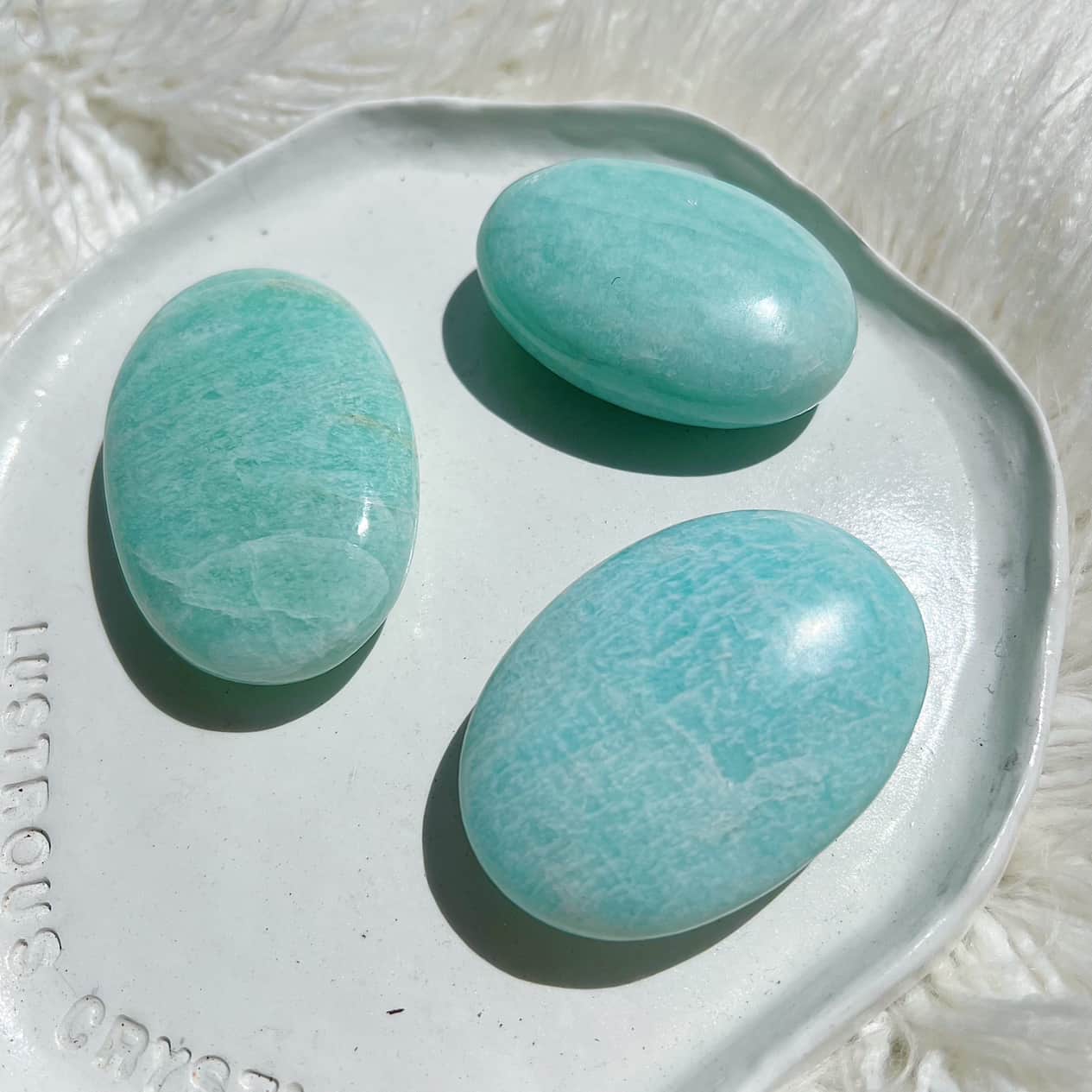 Amazonite Palm-stone