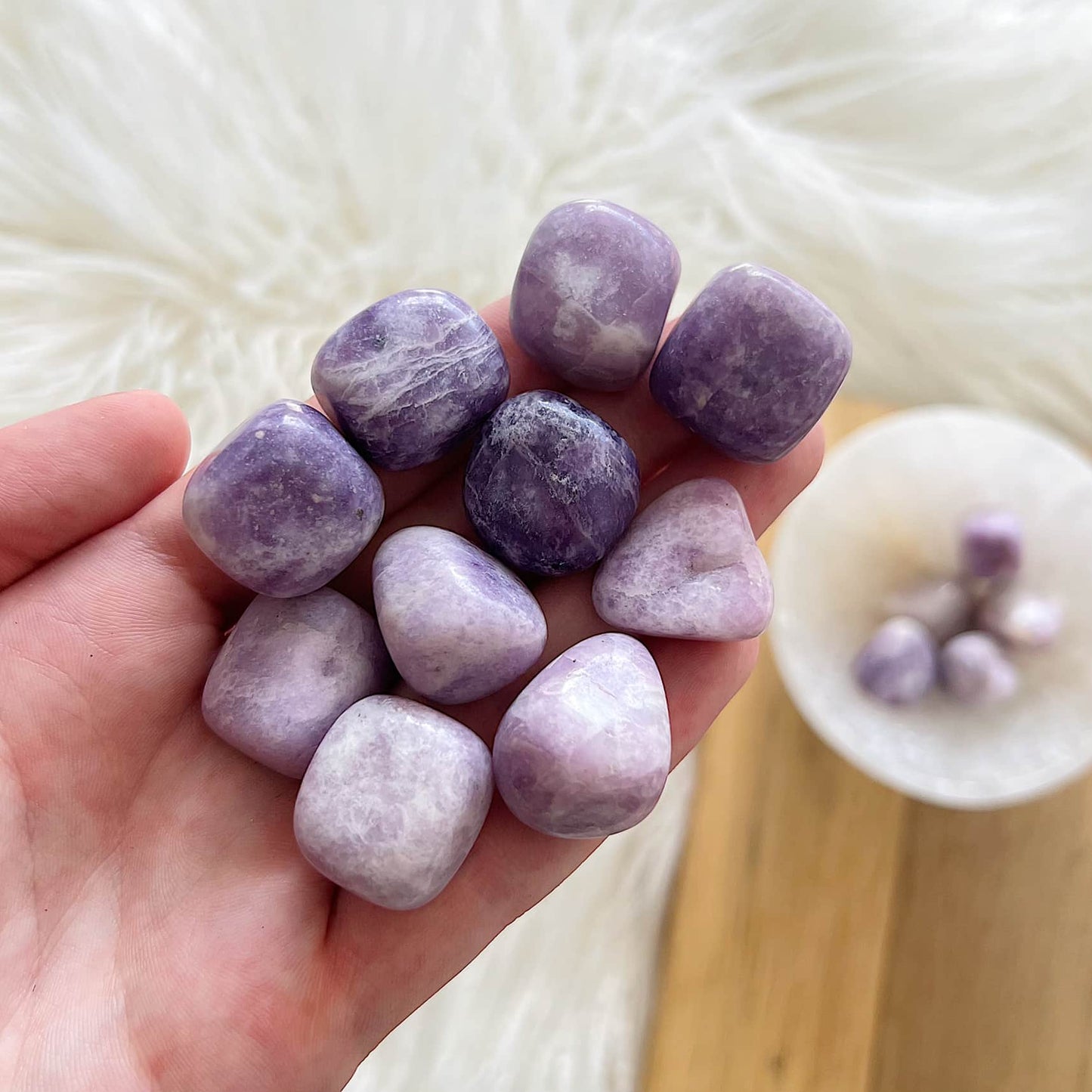 Purple Lepidolite Tumble