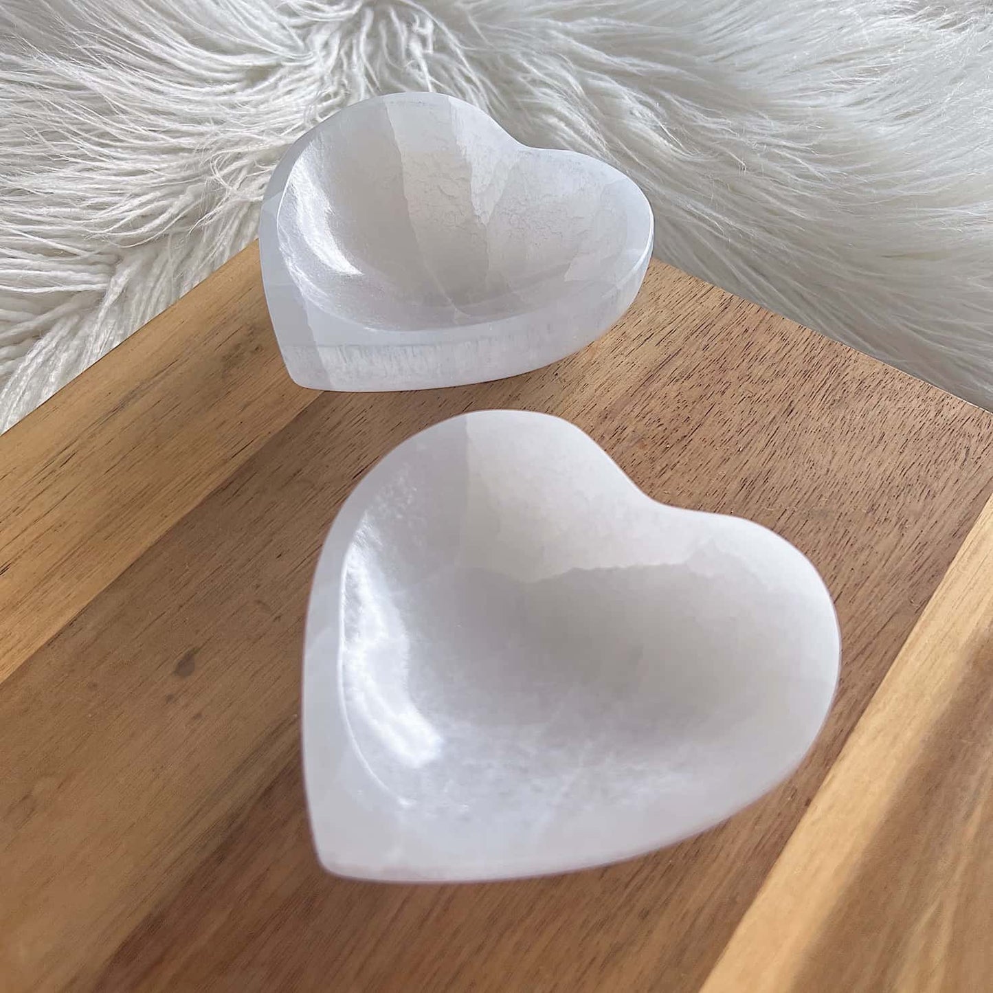 Selenite Heart Charging Bowl