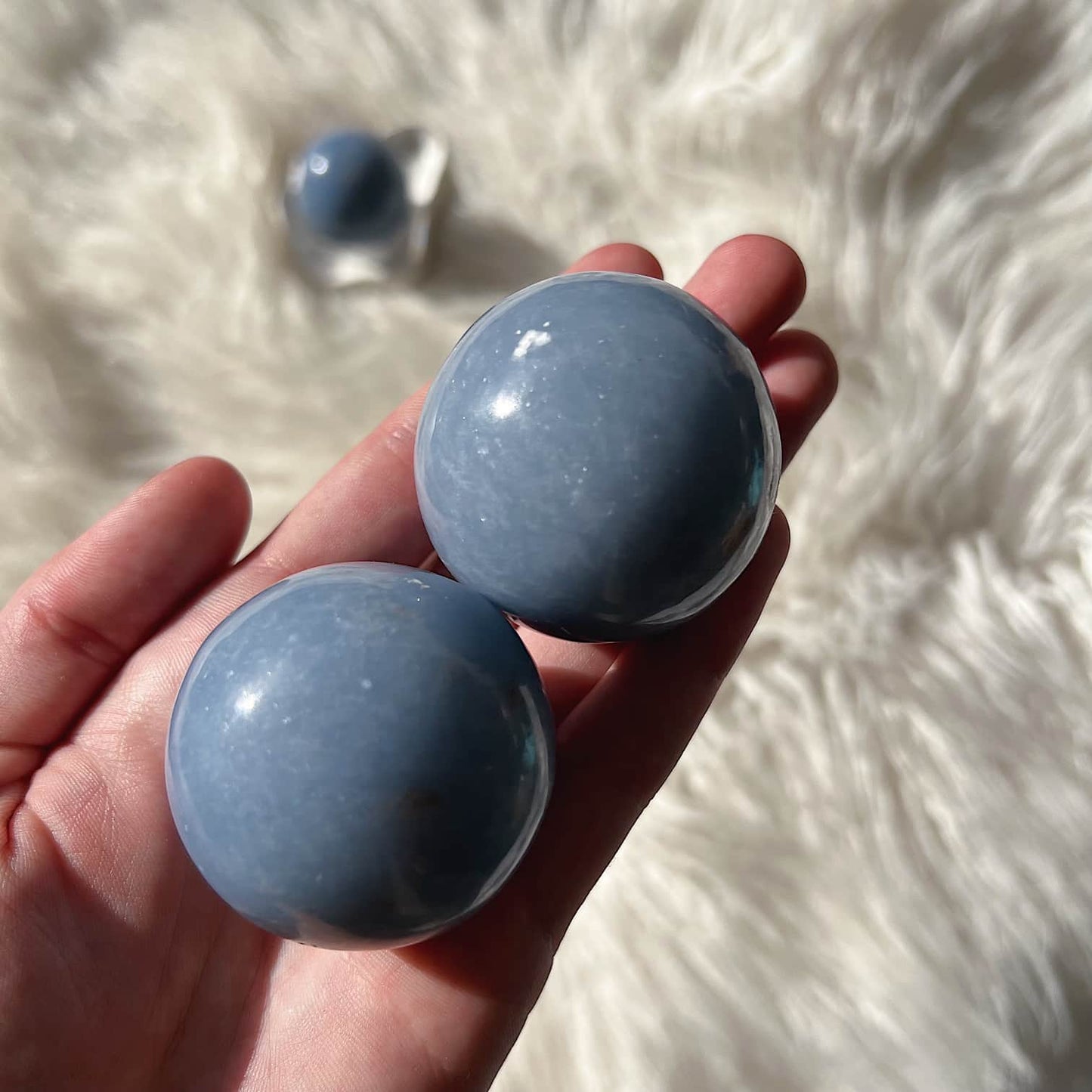 Angelite Sphere