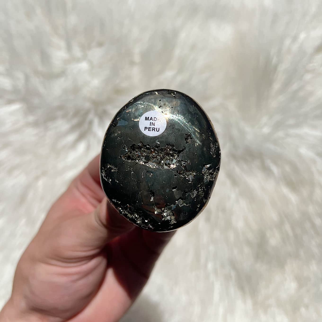 Pyrite Palm-stone | #F3