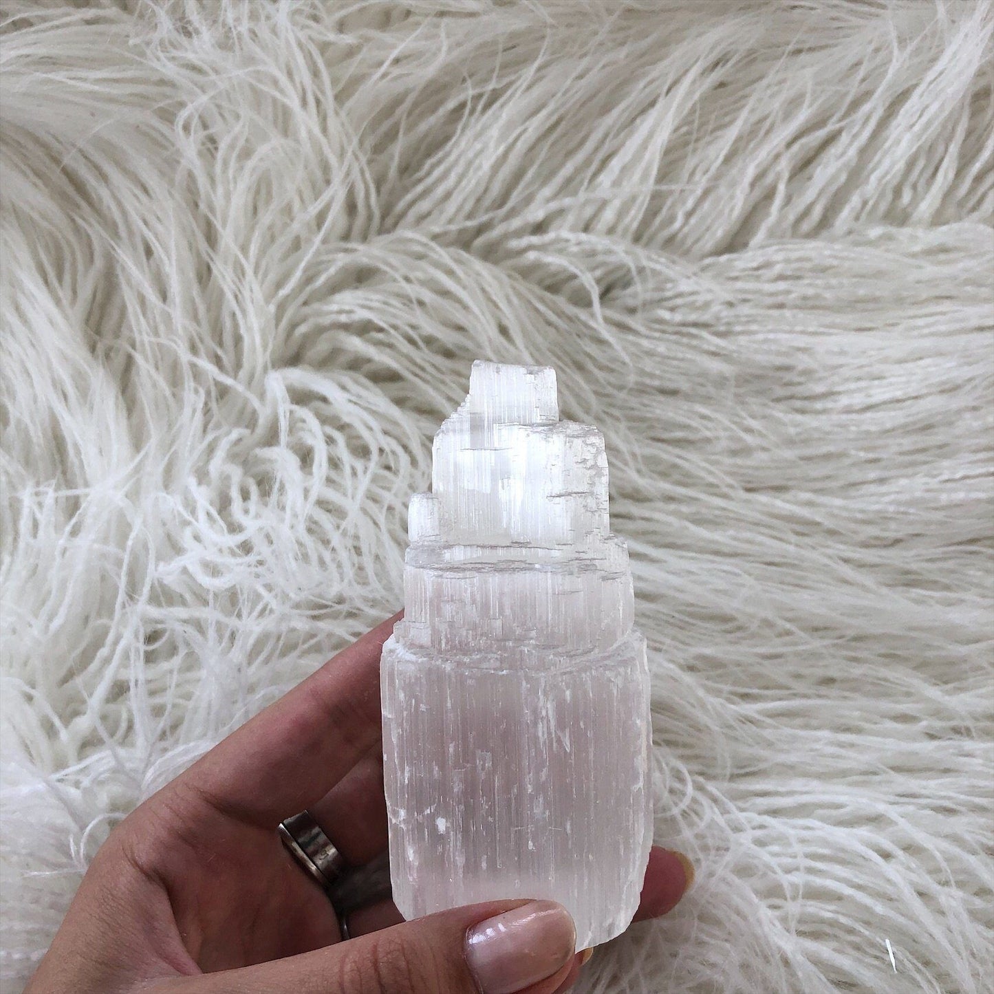 Selenite Tower LustrousCrystals®