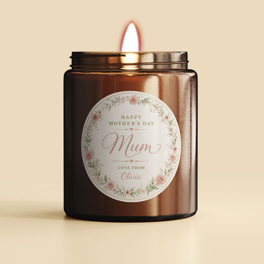 Happy Mother's Day Mum | Mother's Day Candle