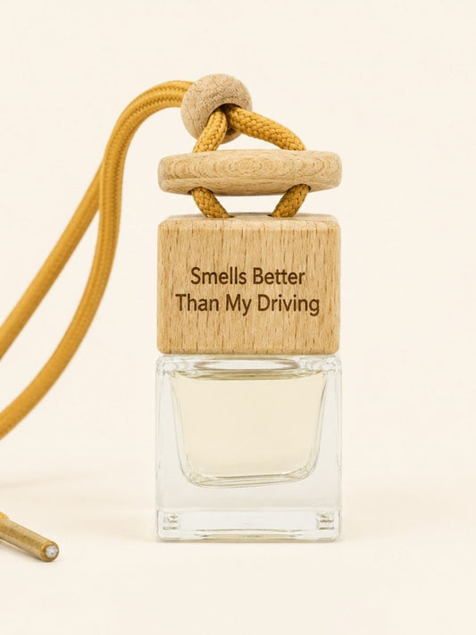 Funny Car Diffuser | Personalised Wooden Car Air Freshener