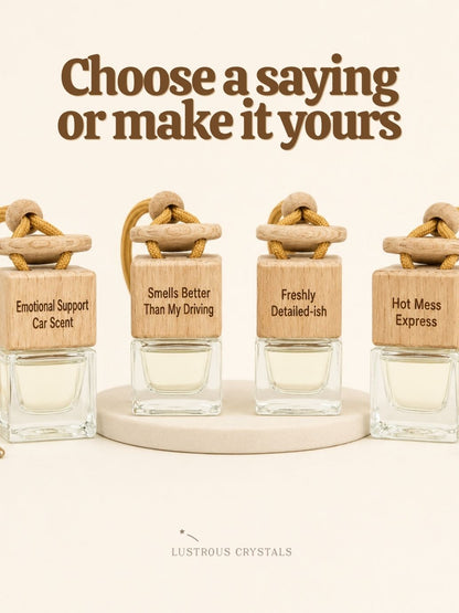 Funny Car Diffuser | Personalised Wooden Car Air Freshener