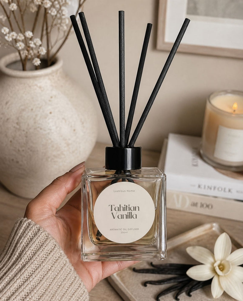 Tahitian Vanilla Aromatic Reed Diffuser (200ml)