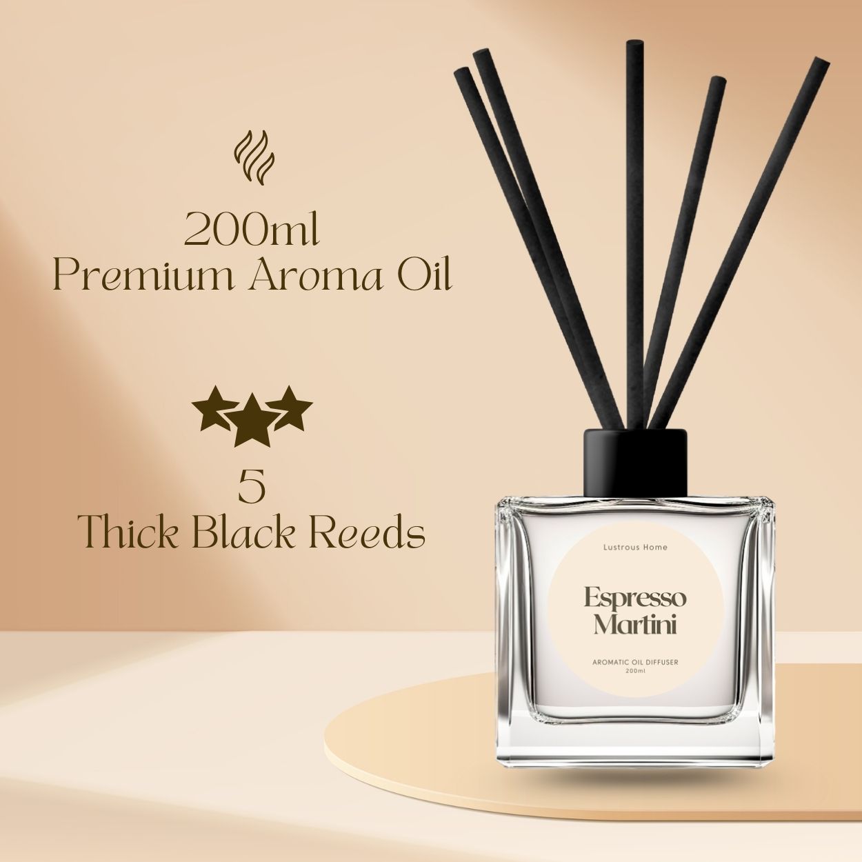 Espresso Martini Aromatic Reed Diffuser (200ml)