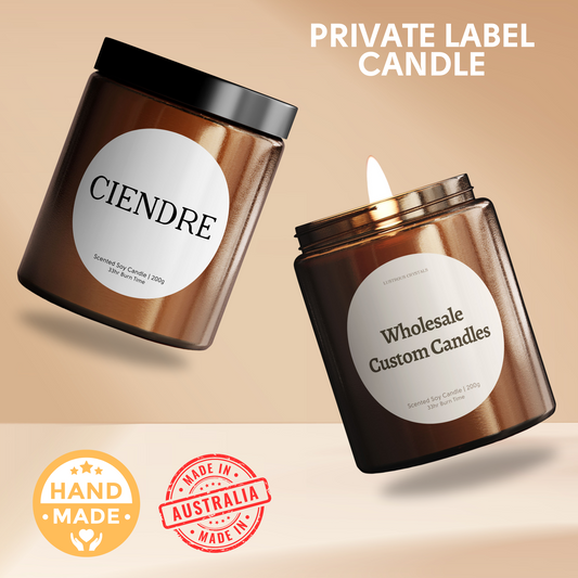 Wholesale Custom Amber Candles | Event, Corporate, Wedding & More.