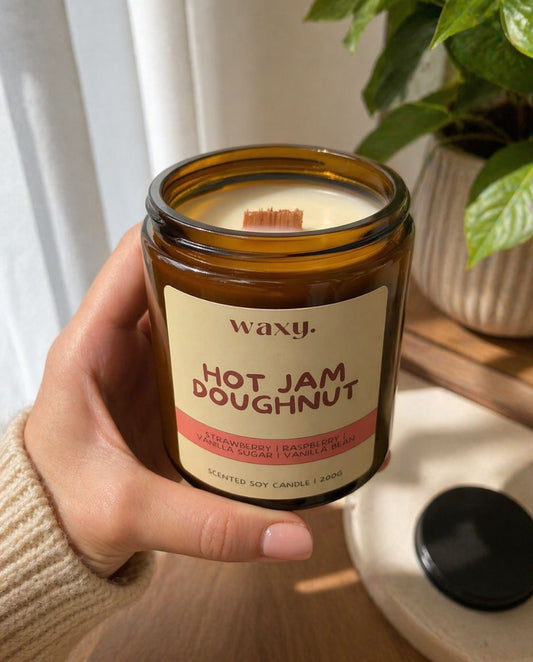Hot Jam Doughnut | 200g Candle