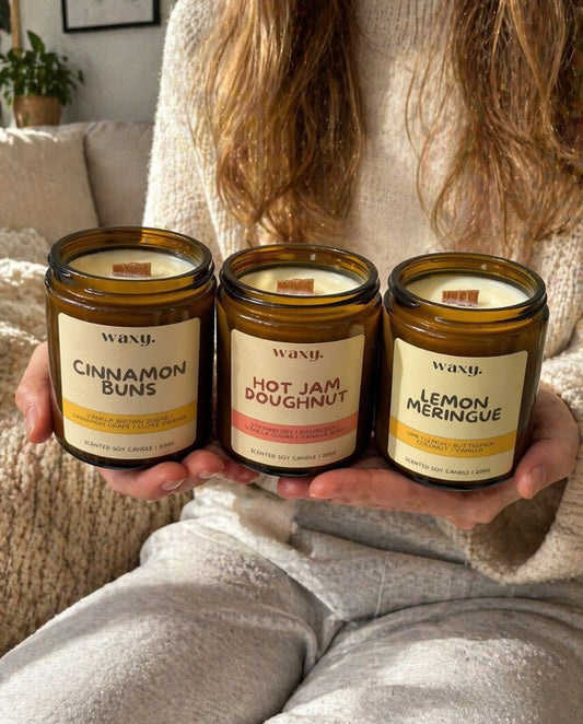 Waxy Bakery 3-Pack | Indulgent Soy Candles