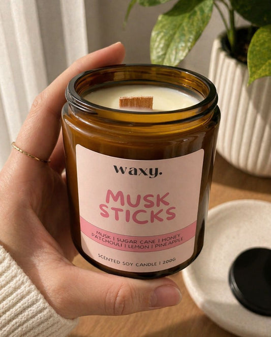 Musk Sticks | Waxy 200g Candle