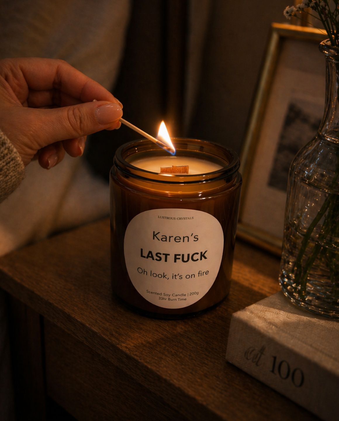 Personalised 'Last F##K' | Funny Soy Candle