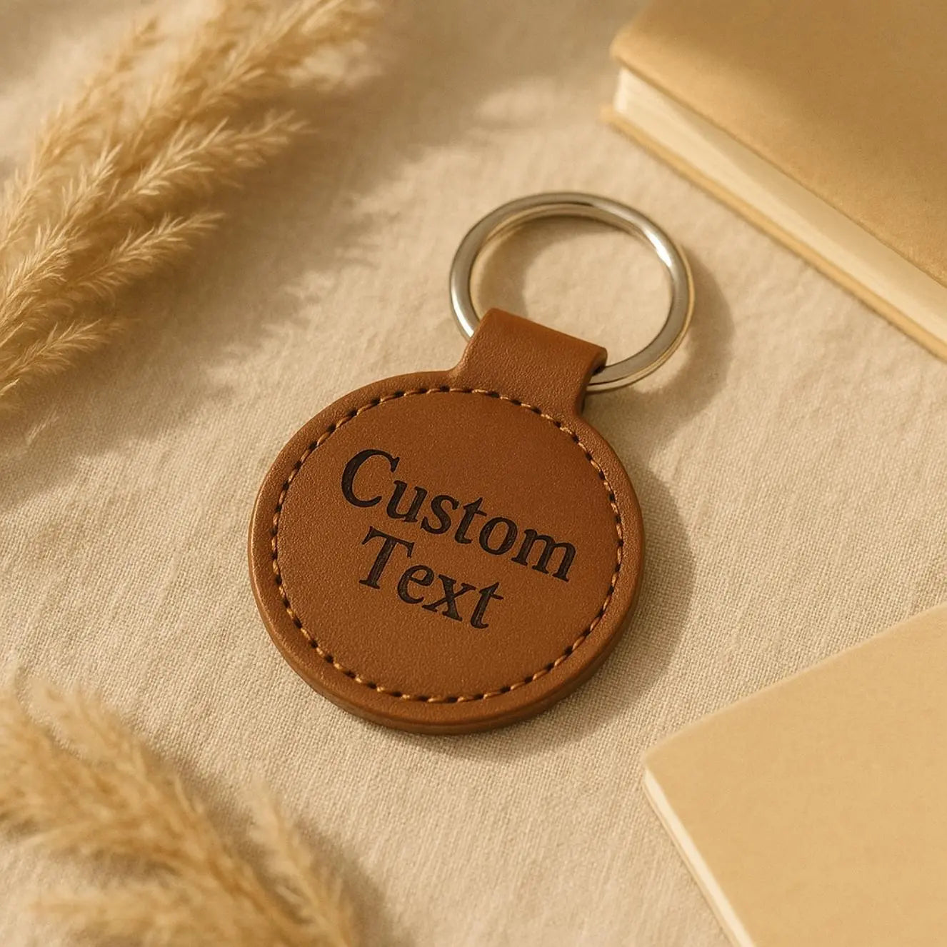 Engraved Custom Keychain with Hidden Pocket