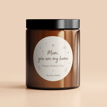 Mum, you are my home | Mother's Day Candle