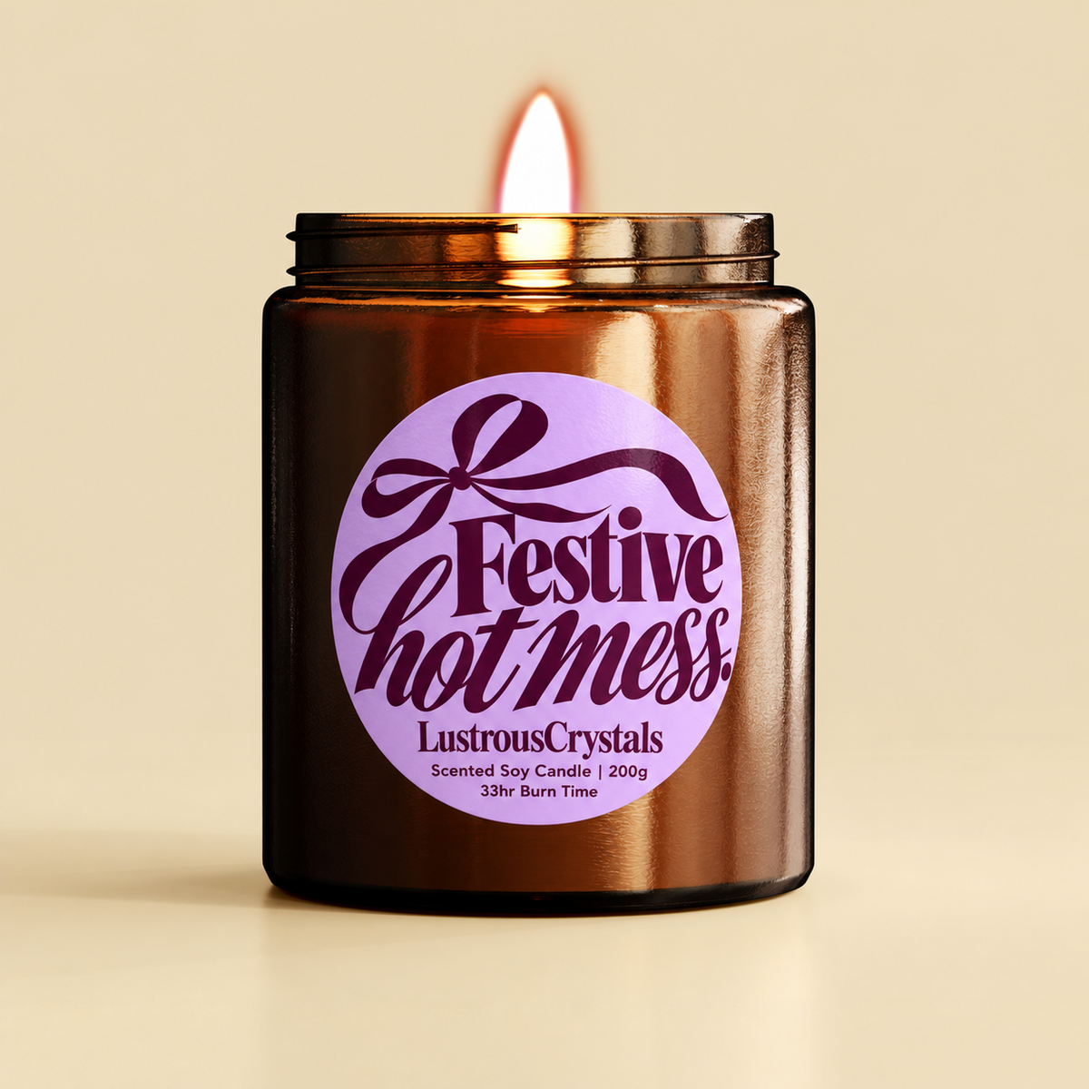 Festive Hot Mess | Christmas Candle