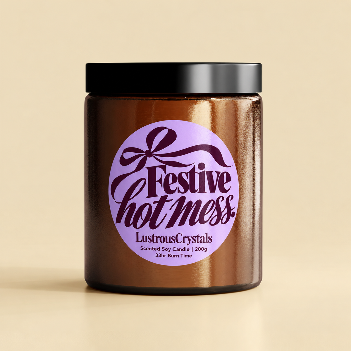 Festive Hot Mess | Christmas Candle