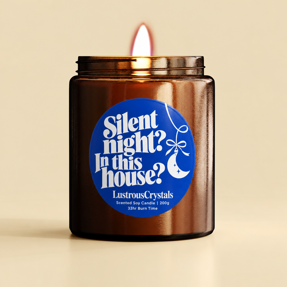 Silent Night In This House | Christmas Candle