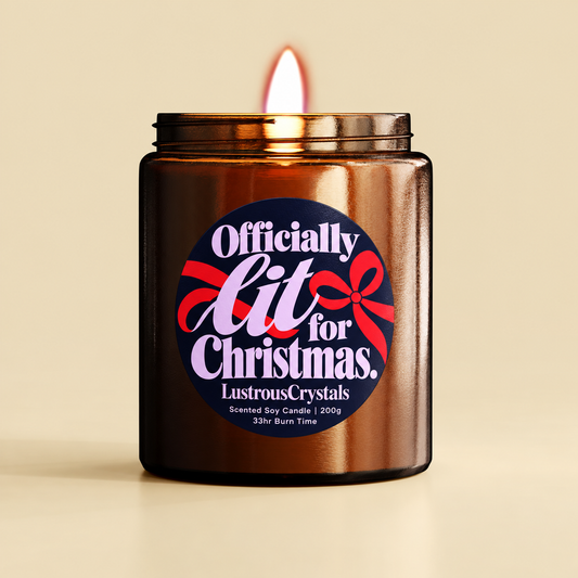 Officially Lit for Christmas | Christmas Candle
