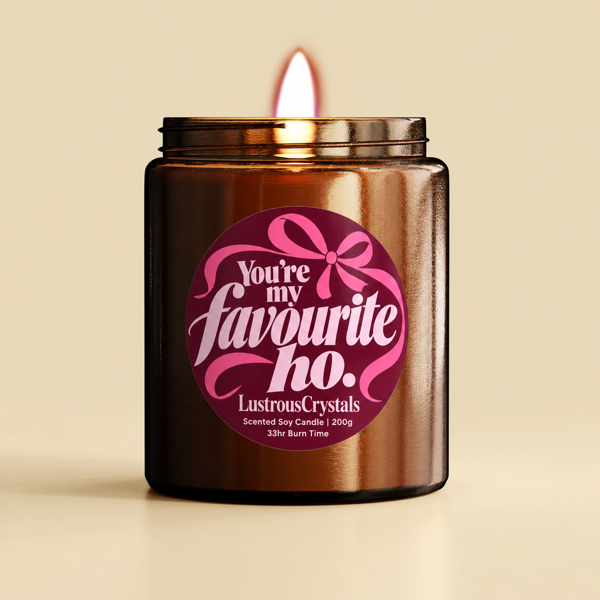 You Are My Favourite Ho | Christmas Candle