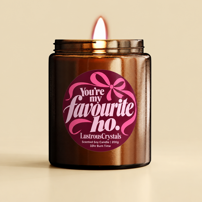 You Are My Favourite Ho | Christmas Candle