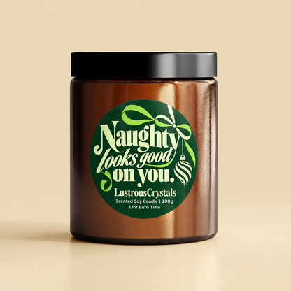 Naughty Looks Good on You | Christmas Candle