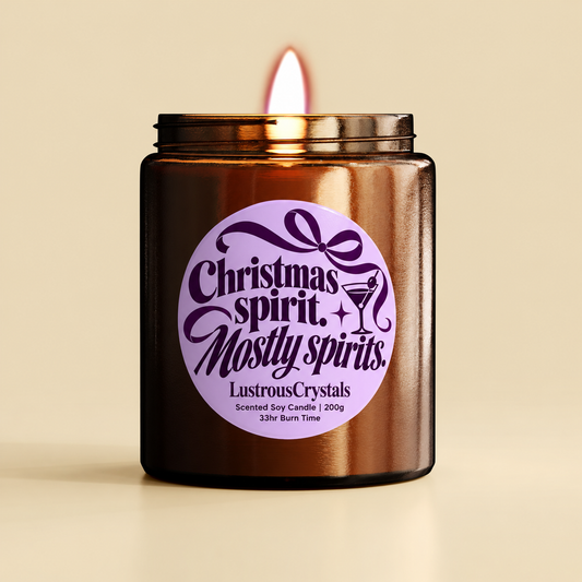 Christmas Spirit Mostly Spirits | Christmas Candle