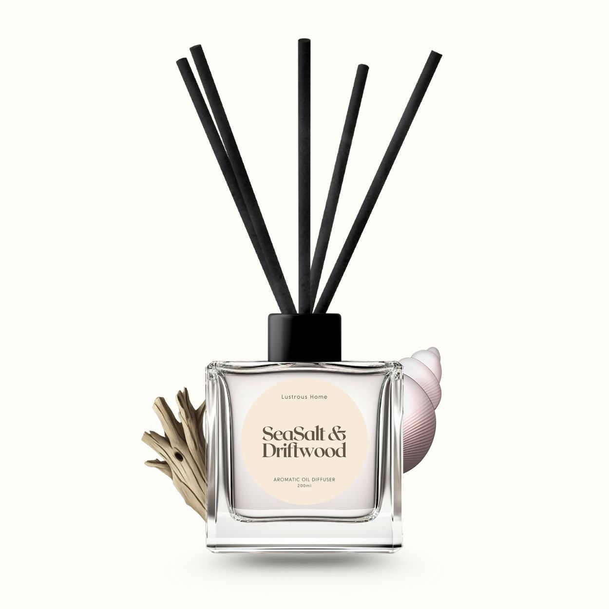 SeaSalt & Driftwood Aromatic Reed Diffuser (200ml)