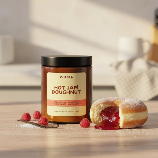 Hot Jam Doughnut | 200g Candle