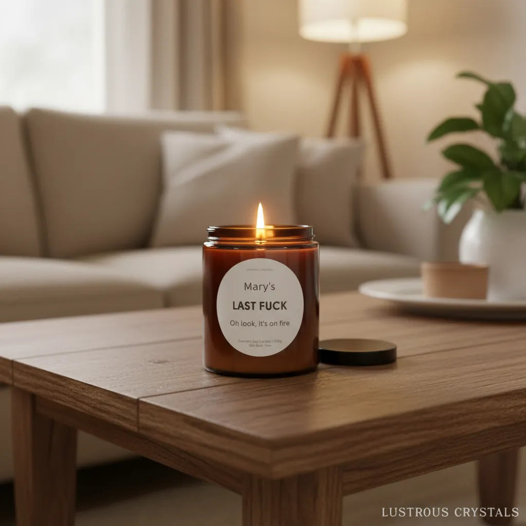 Personalised 'Last F##K' | Funny Soy Candle