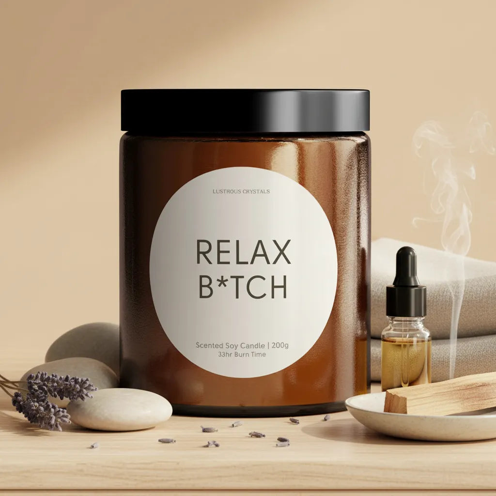 'Relax B*tch' | Funny Soy Candle
