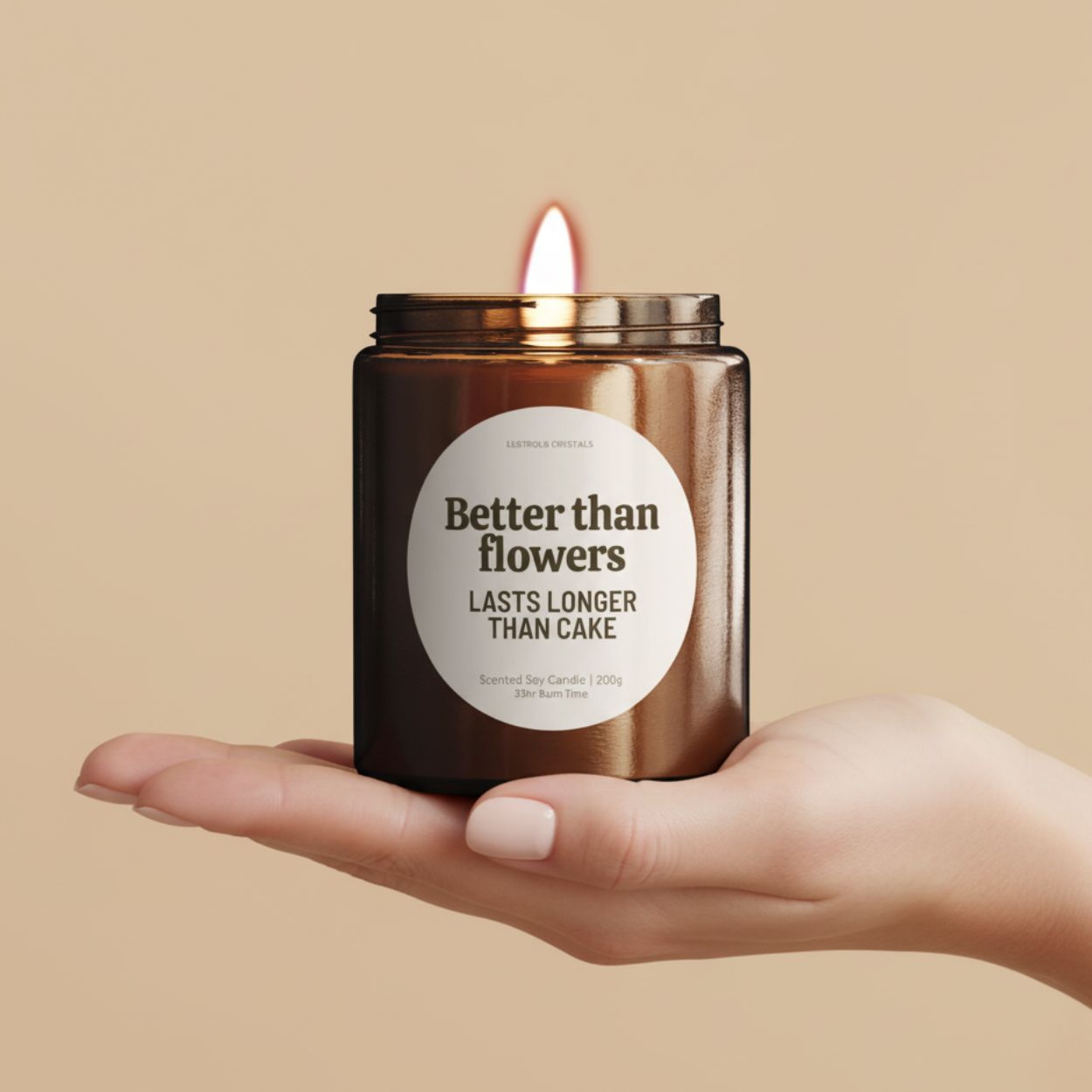 Better than flowers, lasts longer than cake. | Gifting Candle