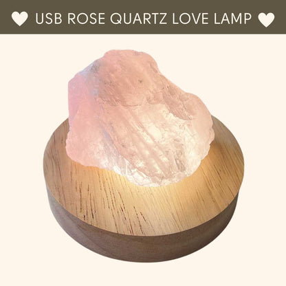 The Rose Quartz Love Lamp