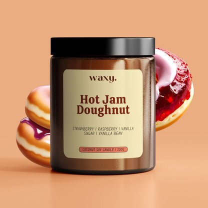 Hot Jam Doughnut | 200g Candle